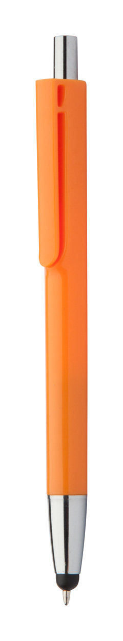 Promo  Rincon, plastična kemijska olovka s olovkom za zaslon, bijele boje
