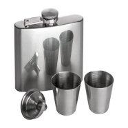 Hipflask set with 2 cups s logom 