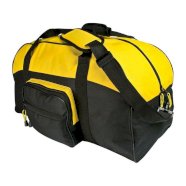 Sportska putna torba, Salamanca, žute boje s tiskom 
