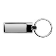 Promo  Metalni privjesak za ključeve, Slim, sive boje