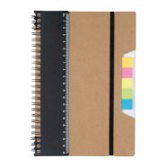 A5 Notebook with Ruler and sticky notes s tiskom 