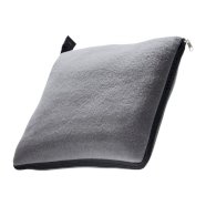 Promo  2 u 1 vunena deka/jastuk, Radcliff, sive boje