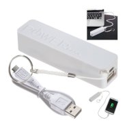 Promo  USB napajanje sa kapacitetiom baterije od 2200 mAh, Miami Beach, bijele boje