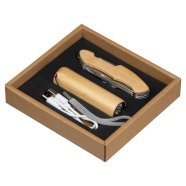 Promo  Eco torch and knife gift set Linz