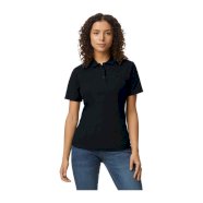 SOFTSTYLE<SUP>®</SUP> LADIES' DOUBLE PIQUÉ POLO WITH 3 COLOUR-MATCHED BUTTONS s tiskom (opcija) 