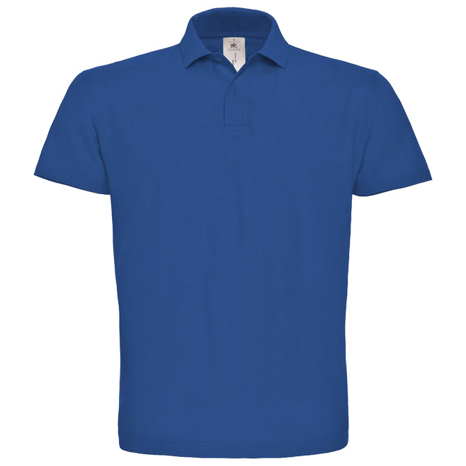 Majica kratki rukavi polo B&C ID.001 180g zagrebačko plava 3XL s tiskom (opcija) 