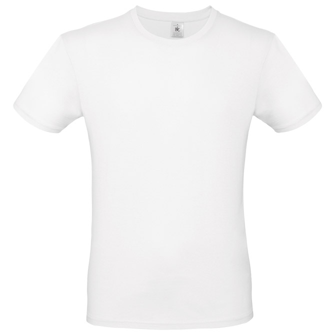 Majica kratki rukavi B&C #E190 bijela 3XL s tiskom 