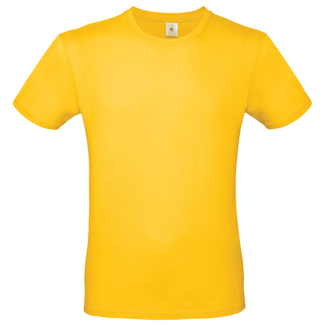 Majica kratki rukavi B&C #E190 zlatna žuta 2XL s tiskom 