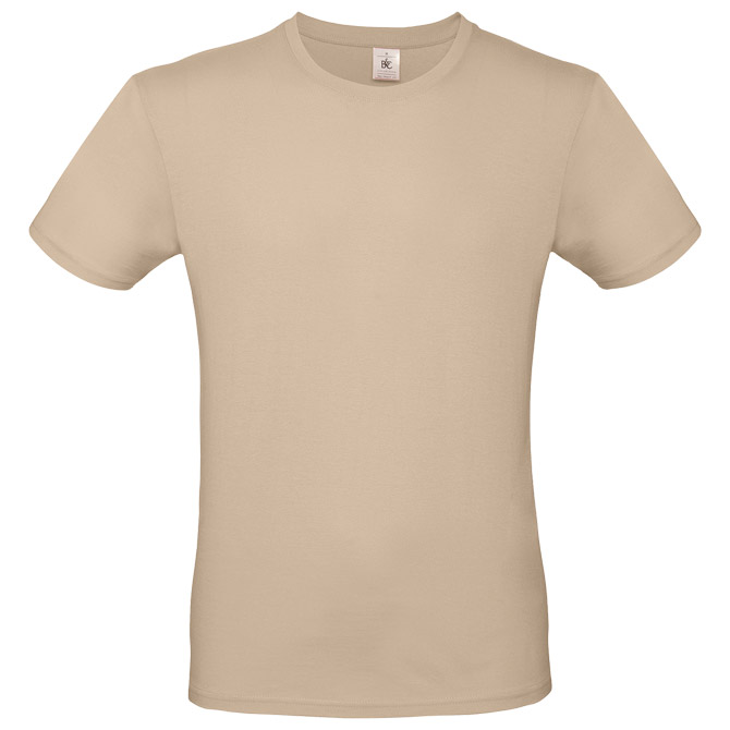 Majica kratki rukavi B&C #E150 boja pijeska 3XL s tiskom 