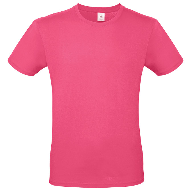Majica kratki rukavi B&C #E150 roza XL s tiskom 