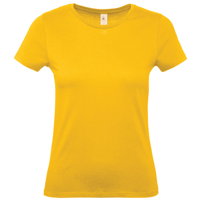 Majica kratki rukavi B&C #E150/women zlatna žuta S s tiskom 