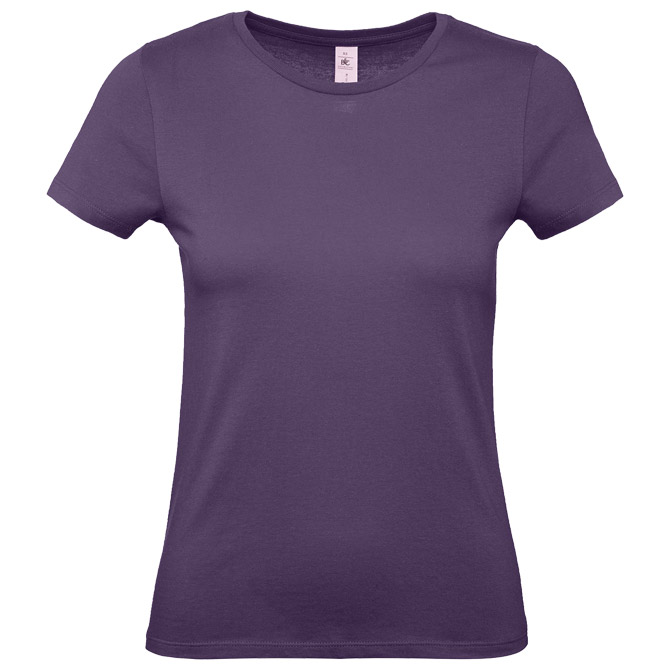 Majica kratki rukavi B&C #E150/women ljubičasta XL s tiskom 