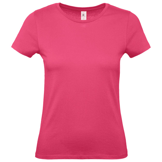 Majica kratki rukavi B&C #E150/women roza L s tiskom 