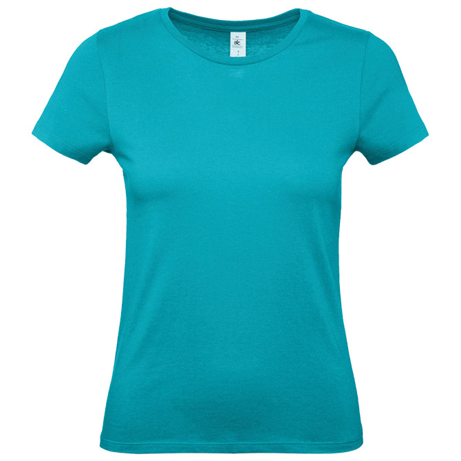 Majica kratki rukavi B&C #E150/women tirkizna XL s tiskom 