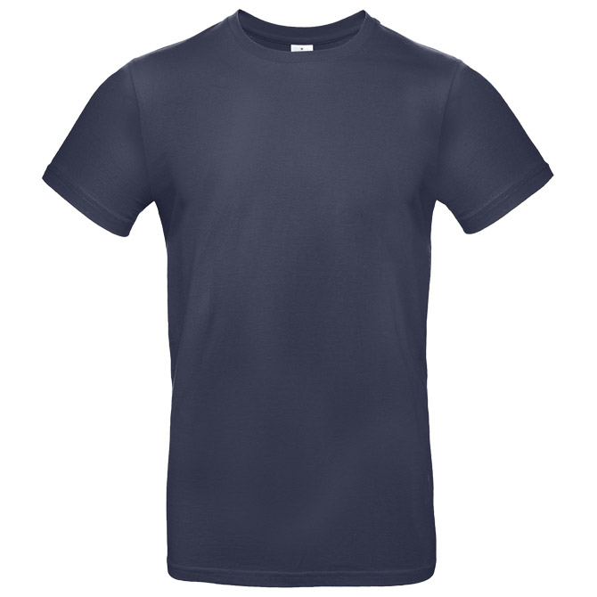 Majica kratki rukavi B&C #E190 tamno plava 2XL s tiskom 