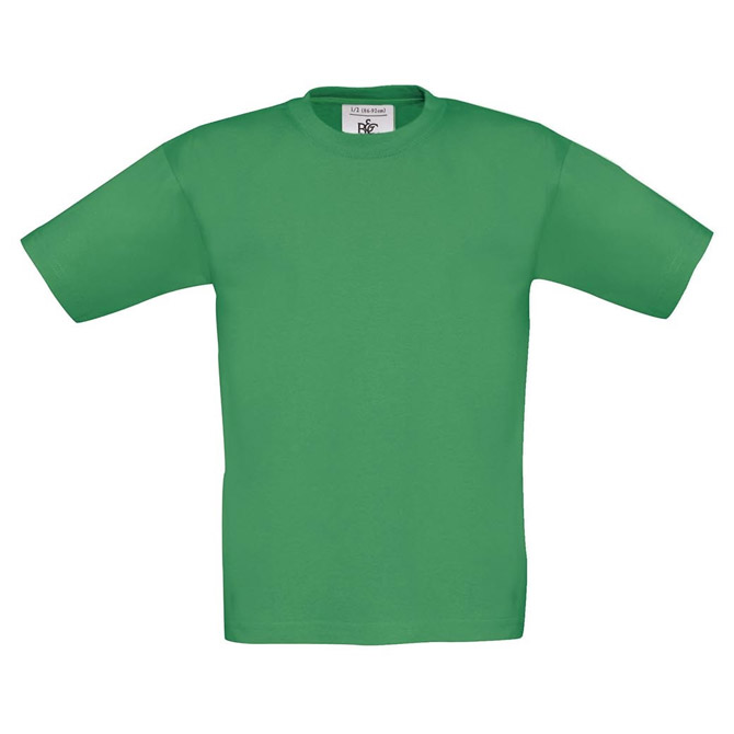 Majica kratki rukavi B&C Exact Kids 150 trava zelena 12/14 s tiskom 