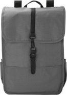 RPET Polyester (300D) flap backpack Lyric s tiskom 