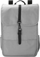 RPET Polyester (300D) flap backpack Lyric s tiskom 