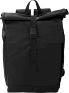 RPET polyester (600D) rolltop backpack Evie s tiskom 