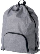 300D Two Tone foldable drawstring backpack Camilla s tiskom 