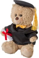 Plush graduation bear Magnus s tiskom 