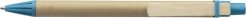 Kemijska olovka od kartonskog papira sa drvenom klipsom