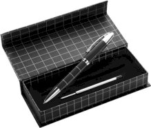 Promo  Lakirania metalna kemijska olovka s dodatnim punjenjem u kutiji
