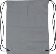 Promo  Synthetic fibre (190D) reflective drawstring backpack Melila