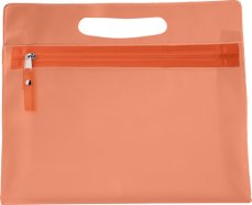 Promo  Satenska PVC kozmetička torbica, narančaste boje,  crvene boje,  roze boje,  svijetlo plave boje,  prirodne boje