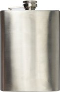 Stainless steel hip flask Benedict s logom 