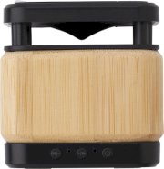 Promo  Bamboo and ABS wireless speaker and charger Nova