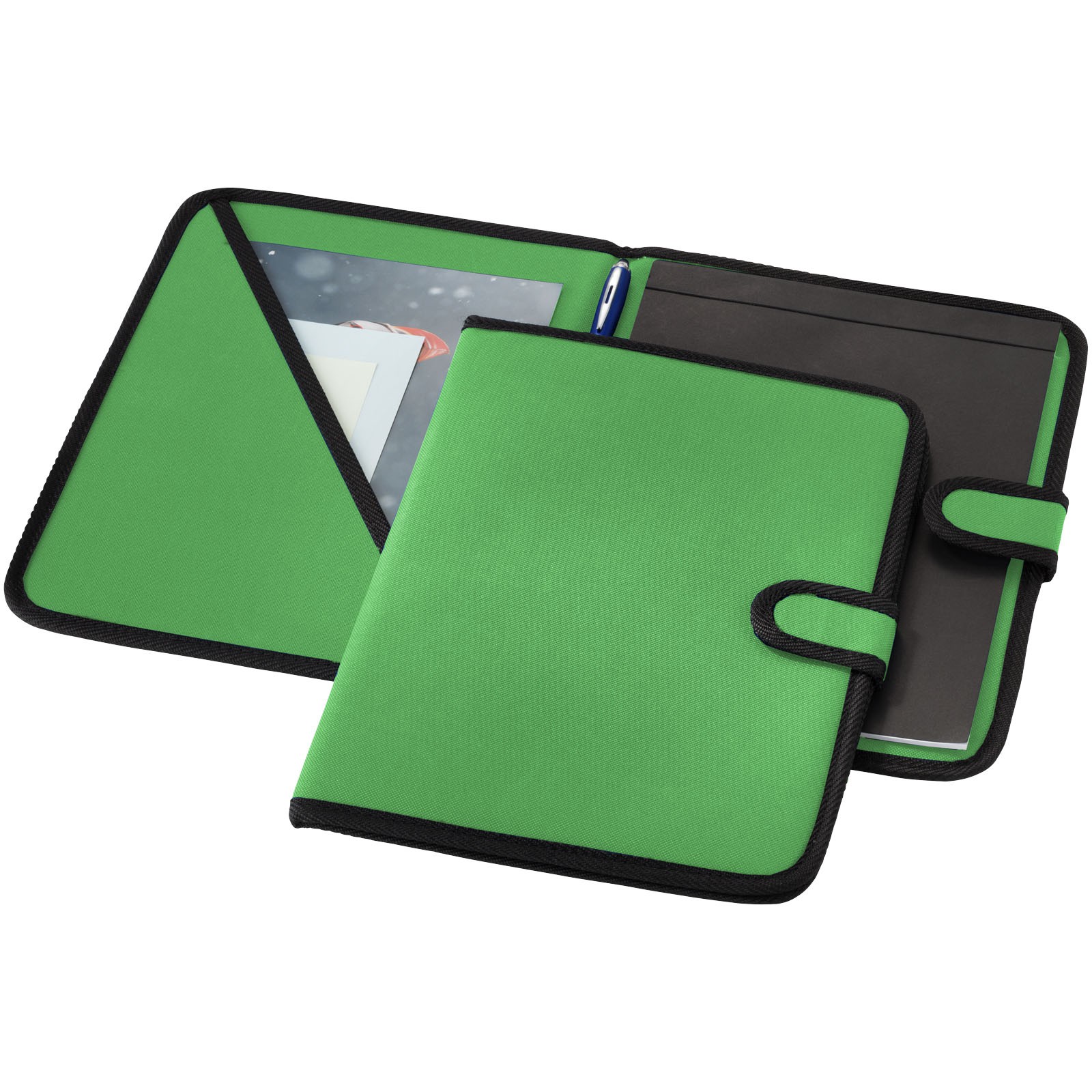 Sveučilišni portfelj A4, svijetlo zelena s logom 