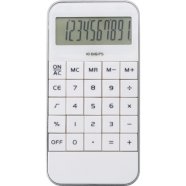 Promo  Osmeroznamenkasti kalkulator u obliku mobitela, bijele boje 