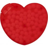 Promo  Mentol bomboni u plasičnoj kutiji u obliku srca, crvene boje 