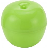 Plasična kutija za jabuku, svijetlo zelene boje s tiskom logotipa 