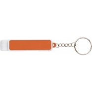 Promo  ABS mobile phone standard with steel bottle opener, Orange