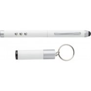 Poslovni  Plastic laser pen and presenter with receiver, white
