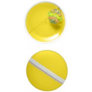 Promo  Trodjelna plastična igra s loptom, žute boje