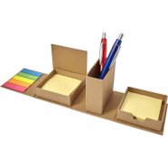 Promo  Cardboard cube desk organizer., brown