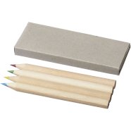 Promo  Tullik 4-dijelni set olovaka u boji, prirodan