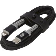 Promo  ADAPT MFI USB-C to Lightning cable, Solid black, 100 cm