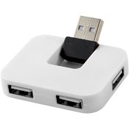 Promo  Gaia 4-portno USB čvorište, bijelo