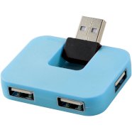 Promo  Gaia 4-portno USB čvorište, plavo