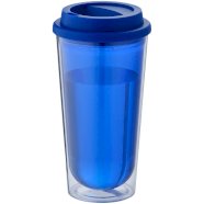 Kota termo čaša, plave boje s logom 