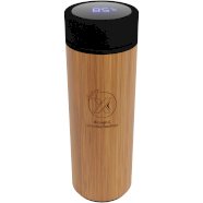 SCX.design D11 500 ml bamboo smart bottle, Wood s logom 