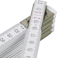 Promo  Wooden Stabila foldable ruler, white