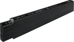 Promo  Wooden Stabila foldable ruler, black
