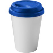 Zamzam 330 ml izolirana čaša, bijela, kraljevsko plava s logom 