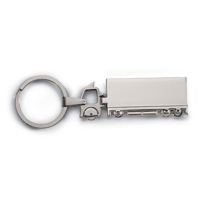 Promo  Privjesak za ključeve u obliku kamiona, srebrne boje