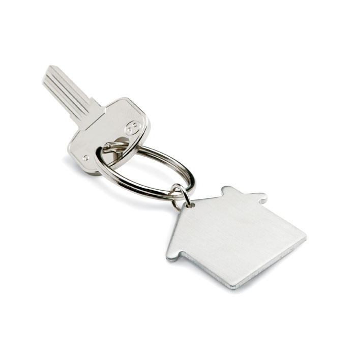 Promo  Privjesak za ključeve u obliku kučiće, mat srebrne boje